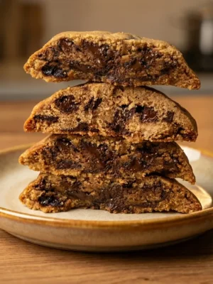 New York Style Chocolate Chunk Cookies - Eggless, ( HSN: 190531 )